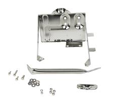 Kentrol - Kentrol 30498 Polished Battery Tray w/Support Arm for 76-86 Jeep CJ - Image 1