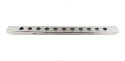 Kentrol - Kentrol 30429WH Polished 54" Front Bumper w/Holes for 45-86 Jeep CJ - Image 2