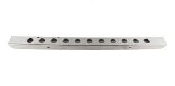 Kentrol - Kentrol 30429 Polished 54" Front Bumper w/Holes for 45-86 Jeep CJ - Image 2