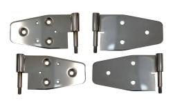 Kentrol - Kentrol 30719 Door Hinge Set 4pc Polished for 03-06 Jeep Wrangler TJ - Image 1