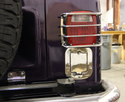 Kentrol - Kentrol 50404 Black Powdercoat Stainless Rear Body Guard for 55-86 Jeep CJ - Image 5