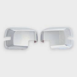 Trim Illusion - Trim Illusion MC344 Front Door Mirror Covers Chrome Ford Bronco - Image 1