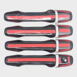 Trim Illusion - Trim Illusion DH6335BLK Front/Rear Door Handle Covers Black Explorer/Edge - Image 3