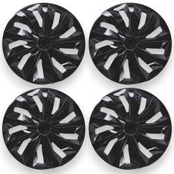 Trim Illusion - Trim Illusion WC101-15BLK 15" Universal Wheel Covers Black - Image 1