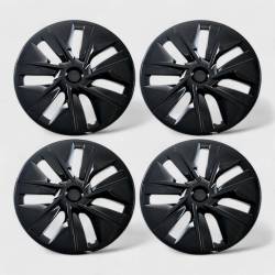 Trim Illusion - Trim Illusion WC108-19BLK 19" Wheel Covers Black for 20-24 Tesla Model Y - Image 1