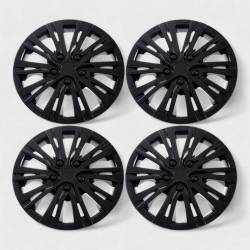 Trim Illusion - Trim Illusion WC115-16BLK 16" Universal Wheel Covers Black - Image 1