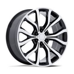 Performance Replicas - Performance Replicas PR230 22x9.5 6x135 44mm Black/Machined PR230BD22956344 - Image 1