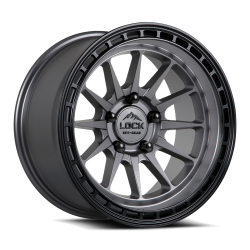Lock Off-Road - Lock Off-Road BAJA-7854MG Baja 17X8 5x4.5 40mm Matte Grey w/Matte Black Ring - Image 1
