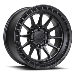 Lock Off-Road - Lock Off-Road BAJA 17X8 5x5.0 40mm Matte Black w/Matte Black Ring BAJA-7857MB - Image 1