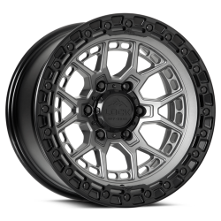Lock Off-Road - Lock Off-Road LC12 Commando 20x9 6x135 0mm Matte Gray/Black COMMANDO-2963MGMBR - Image 1