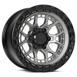 Lock Off-Road - Lock Off-Road COMMANDO-7957MGMBR LC12 Commando 17x9 5x5.0 0mm Matte Gray/Black - Image 1