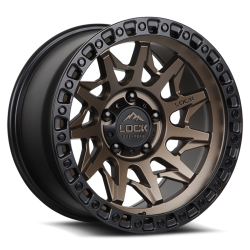 Lock Off-Road - Lock Off-Road LUNATIC-2986MRMBR20 Lunatic 20X9 8x6.5 20mm Bronze w/Black Ring - Image 1