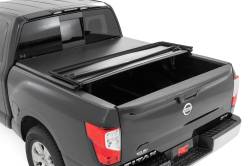 Rough Country Suspension Systems - Rough Country 41816555A Soft Tri-Fold Tonneau Cover for 14-25 Nissan Titan 5.7' - Image 2