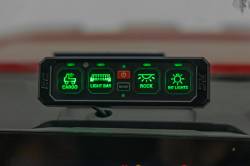 Rough Country Suspension Systems - Rough Country 70965 MLC 4-Gang Multifunction Bluetooth Switch Panel RGB Buttons - Image 2