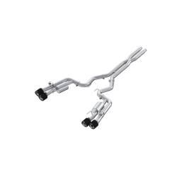 MBRP Exhaust - MBRP S72843CF T304 3" Cat-Back Quad Rear Exit CF Tip w/Muffler for 24-26 Mustang - Image 1