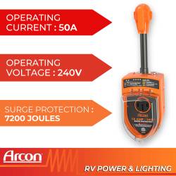 Arcon - Arcon 19759 Portable 50 Ampere Rating 240 Volt CETL Certified - Image 2
