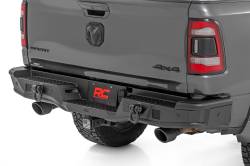 Rough Country Suspension Systems - Rough Country 51215 Tubular Black Rear Bumper for 19-24 RAM 1500 - Image 1