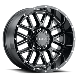Voxx - Voxx TM5 785-5009-00 GBM G-FX TM5 17x8.5 5x5.0/5.5 0mm Gloss Black/Milled - Image 1