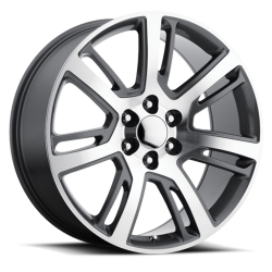 Voxx - Voxx ESV 229-6139-31 GMF Escalade Platinum 22x9 6x5.5 31mm Gunmetal/Machined - Image 1