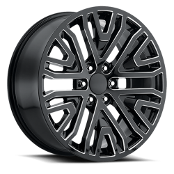 Voxx - Voxx SEV 229-6139-28 GBM SEV 22x9 6x5.5 28mm Gloss Black/Milled - Image 1