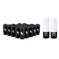 Mishimoto - Mishimoto MMLG-M14-20LBK Steel Locking Lug Nuts M14x1.5 20Pc Black - Image 1