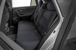 Rough Country Suspension Systems - Rough Country 91064 Front/Rear Seat Covers Black for 19-25 Toyota RAV4 - Image 3