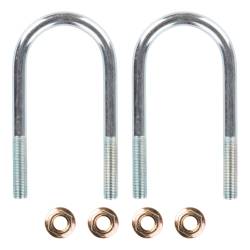 CURT - CURT 2024117446 Trailer Axle U-Bolt Kit 3500-lb Axles 2-3/8" Axle Tube 1/2"-20 - Image 2