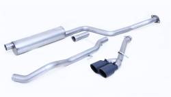 Gibson Performance Exhaust - Gibson Performance 618823B Black Elite Cat-Back Single Exhaust System Stainless - Image 1
