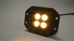 Southern Truck - Southern Truck 77915K BLK Series 2" Sq Flush Mount LED Light Harness White/Amber - Image 2