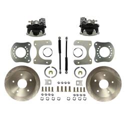 Leed Brakes - Leed Brakes RC0018 Rear Disc Brake Kit w/Plain Rotors & Zinc Plated Calipers - Image 1