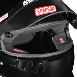 Simpson Safety - Simpson Safety 9950042 Vudo SA2025 X-Large Racing Helmet Gloss Black - Image 5