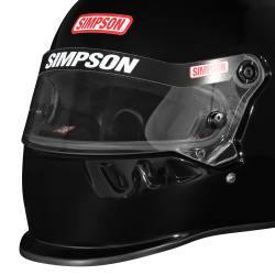 Simpson Safety - Simpson Safety 9950042 Vudo SA2025 X-Large Racing Helmet Gloss Black - Image 8