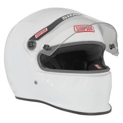 Simpson Safety - Simpson Safety 9950051 Vudo SA2025 2X-Large Racing Helmet Gloss White - Image 4