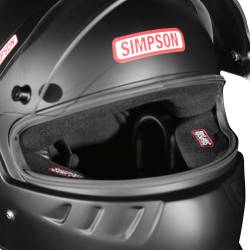 Simpson Safety - Simpson Safety 9950028 Vudo SA2025 Medium Racing Helmet Matte Black - Image 5