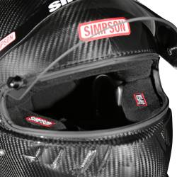 Simpson Safety - Simpson Safety 995002C Vudo SA2025 Medium Racing Helmet Carbon Fiber - Image 5