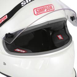 Simpson Safety - Simpson Safety 995002P Vudo SA2025 Medium Racing Helmet Pearl White - Image 5