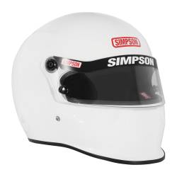 Simpson Safety - Simpson Safety 9950031 Vudo SA2025 Large Racing Helmet Gloss White - Image 3