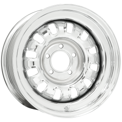 Wheel Vintiques - Wheel Vintiques 53-5712044A BS Chrome 5x4.5 4.25" for Ford GT Rallye 15x7 - Image 1