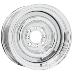 Wheel Vintiques - Wheel Vintiques Smoothie 14x6 4x4.25/4.5 4" BS Chrome 10-460404A - Image 1