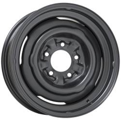 Wheel Vintiques - Wheel Vintiques OE Corvette 15x5 5x4.75 3.5" BS Satin Black 65-5534032A - Image 1