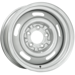 Wheel Vintiques - Wheel Vintiques 30-5634032A 15x6 5x4.75 3.3" BS Silver for Corvette Rallye - Image 1