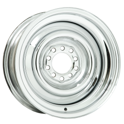 Wheel Vintiques - Wheel Vintiques Smoothie 14x6 5x4.5/4.75 4" BS Chrome 10-461204A - Image 1