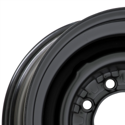 Wheel Vintiques - Wheel Vintiques 82-680804A OE 8-Lug 16x8 8x6.5 4" BS Satin Black - Image 2