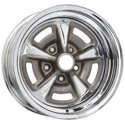 Wheel Vintiques - Wheel Vintiques 60-5834042CA Pontiac Rallye II 15x8 5x4.75 4.5" BS Chrome - Image 1