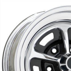 Wheel Vintiques - Wheel Vintiques 52-5734438A 15x7 5x4.75 4.375" BS Chrome/Black for Olds SSI - Image 2