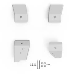 Rival - Rival 2333.4503.1.6 Aluminum Front/Rear Lower Control Arms Skid Plate - Image 1