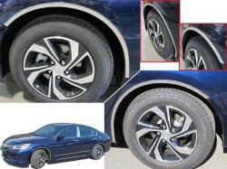 Quality Automotive Accessories - QAA WQ16260 6Pc Stainless Steel Wheel Well Trim for 2016-2022 Honda Pilot - Image 2