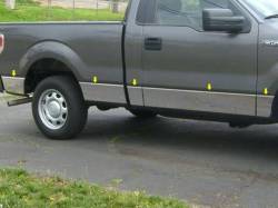 Quality Automotive Accessories - QAA TH49305 12Pc Stainless Rocker Panel Trim for 2009-2014 Ford F150 - Image 2