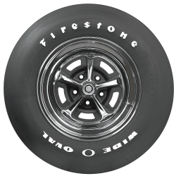 Coker - Coker 54640 D70-14 FIRESTONE Raised White Letter - Image 2