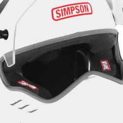 Simpson Safety - Simpson Safety 9290001 Kingsnake SA2025 X-Small Racing Helmet Gloss White - Image 5
